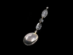 Saksisch zilveren lepel, 17th century silver spoon Saksisch zilveren lepel, 17th century silver spoon
