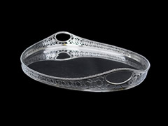 silver tray Mark of Diederik Willem Rethmeyer silver tray Mark of Diederik Willem Rethmeyer